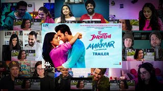 Tu Jhoothi Main Makkaar Official Trailer Reaction Mashup | Ranbir Kapoor, Shraddha Kapoor | #DR |
