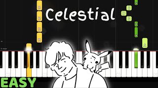 Learn how to play Celestial on piano by Ed Sheeran - EASY Piano Tutorial - Tunes With Tina