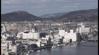 宮城　石巻市街　日和山からみた貴重映像