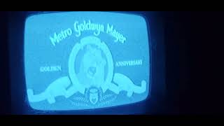 MGM 50th Anniversary 1974 on a 1984 TV