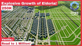 Master City Expansion in Cities Skylines 2: Eldoria Grows Beyond 215K! 🌟 Vanilla!