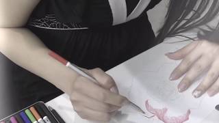 【ASMR】3Dio Meditation Coloring 〜ぬり絵の音で癒される〜