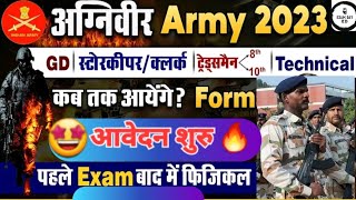 AGNIVEER ARMY NEW VACANCY 2023, ELIGIBILITY, NEW EXAM PATTERN, SELECTION PROCESS |@examday78