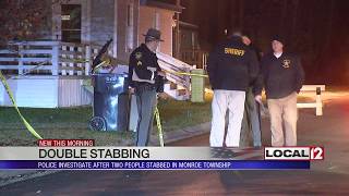Two men are charged in a double stabbing at a Clermont County mobile home park