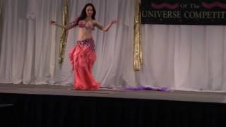 Anna Volgina Tukalova @ Belly Dancer Of The Universe competition 2014, Long Beach CA   YouTube 2