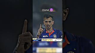 Yuzi Chahal showing his bowling 👿 #shorts #cricket #trending