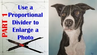 How to Use a Proportional Divider to Enlarge a Photo - Part 1 - Best Kept Secret!