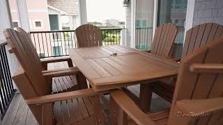 DuraWeather® Poly Wood Classic 7 Piece Adirondack Dining Set