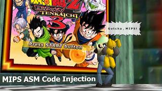 How to do Simple Code Injection for DBZ Budokai Tenkaichi 3 (PS2)