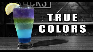 True Colors Layered Cocktail | Booze On The Rocks