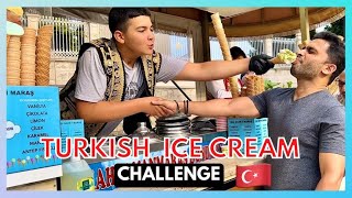 Turkish Ice Cream Challenge I Istanbul Turkey