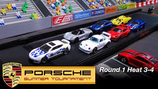 2019 Porsche Tournament Round 1 Group 3-4 | Diecast Car Racing