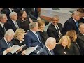 5 us presidents meet at carter funeral