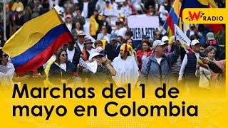 En vivo: marchas del 1 de mayo en Colombia