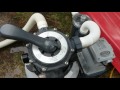 How to backwash and clean an above ground pool sand filter and pump (Intex) How to backwash and clean an above ground pool sand filter and pump (Intex)