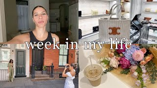NYC VLOG: shooting in west village, shopping at Bergdorf's, designer wishlist + more!