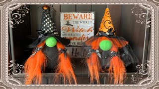 How to Make Witch Gnomes Using Dollar Tree Items! 🧹🎃👻🧟‍♀️⚰️💲🌲