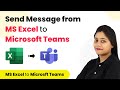 How to Send Messages from MS Excel to Microsoft Teams Automatically