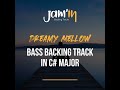 dreamy mellow bass backing track in c major