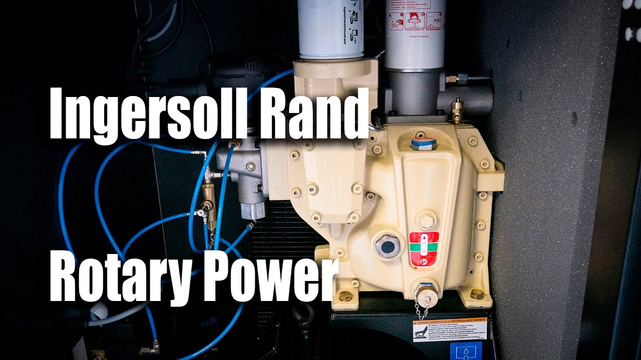 Ingersoll Rand Rotary Compressor R4i R-Series Installation - YouTube