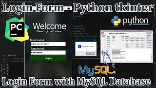 Python Programming - Userlogin Form - Python GUI - tkinter - Login Form #python #pythontutorial