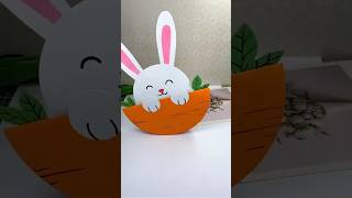 How to make bunny with paper #craftideas  by chanda