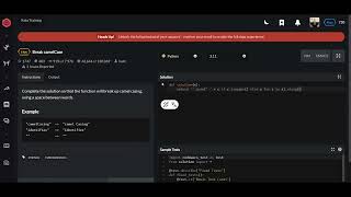 Codewars | Break camelCase | Python 6 kyu