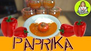 Gefüllte Paprika kochen und einkochen