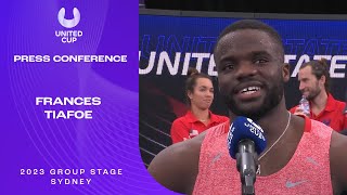 Frances Tiafoe On-Court Interview | United Cup 2023 Group C
