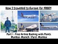 Part 1:Free Europe Trip with Credit Card Points |Axis Atlas | HDFC Infinia | American Express | Amex