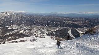 2022/3/27 白馬八方尾根スキー場、天気最高！一番上から一番下までノンストップで滑ってみました。（リーゼングラート→兎平→リーゼンスラローム→白樺）