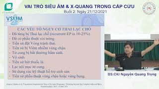 Siêu âm chẩn đoán thai lạc chỗ - BS Nguyễn Quang Trọng