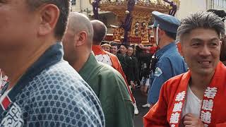 波除神社　つきじ獅子祭　宮神輿渡御　さよなら築地市場場内　2018.6.8