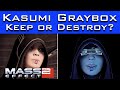 Mass Effect 2 - Should Kasumi Keep the Graybox or Destroy It???