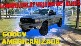 DODGE RAM TODA AMERICANIZADA E COM QUASE 600CV EM DETALHES !