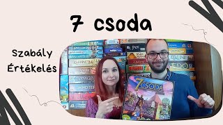 A draftolás origója: 7 Csoda társasjáték játékbemutató és szabályismertető