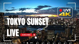 [Live] 4K 東京 ライブカメラ Kachidoki sunset view Tokyo Live camera