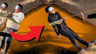 Again With Rope Cutting Game |Try Your Luck There |🤗😅Let's Watch how funny is it?