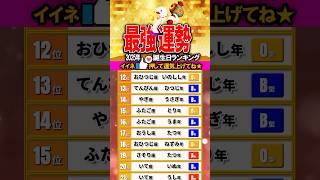 2025年最強運勢【星座x干支x血液型】占いランキングTOP100 #開運 #2025年の運勢 #占い