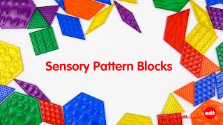 iSense Translucent Pattern Blocks - Edx Education, Sensory Play and Geometry