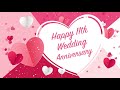 11th Wedding Anniversary Whatsapp Status