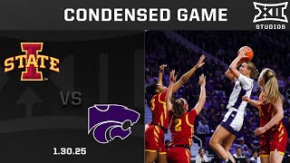 Iowa State vs. #11 Kansas State Condensed Game | 2024-25 Big 12 Women's Basketball