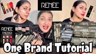 Full Face Of *RENEE COSMETICS * One Brand Makeup Tutorial | Super Affordable Brand For Beginners