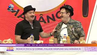 Teo Show (23.02.2022) - Razi cu lacrimi! Romica Tociu si Cornel Palade raspund sau mananca!