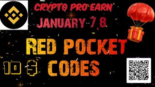 Binance Red Packet Code Today | 2025 Red Packet Code | Binance Gift Today | 7,8January (BTC.ETH.BNB)