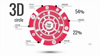 3D circle Prezi template