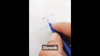 Shrenik Name Signature Request done