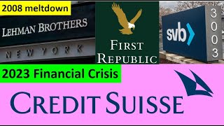 Will Indian stock Market (NIFTY) fall? Credit Sussie, SVB, First Republic Bank 2023 Financial Crisis