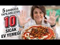 5 Dakikalık EN Güzel 10 Sıcak Ev Yemeği Tarifi | Kebap, İskender, Bezelye, Kuru Fasulye & Pilav