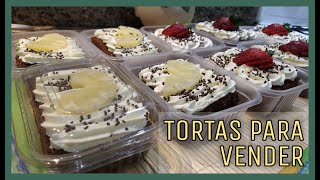 TORTAS individuales PARA VENDER/Exquisitos Rellenos / Excelente receta de POSTRE para la VENTA